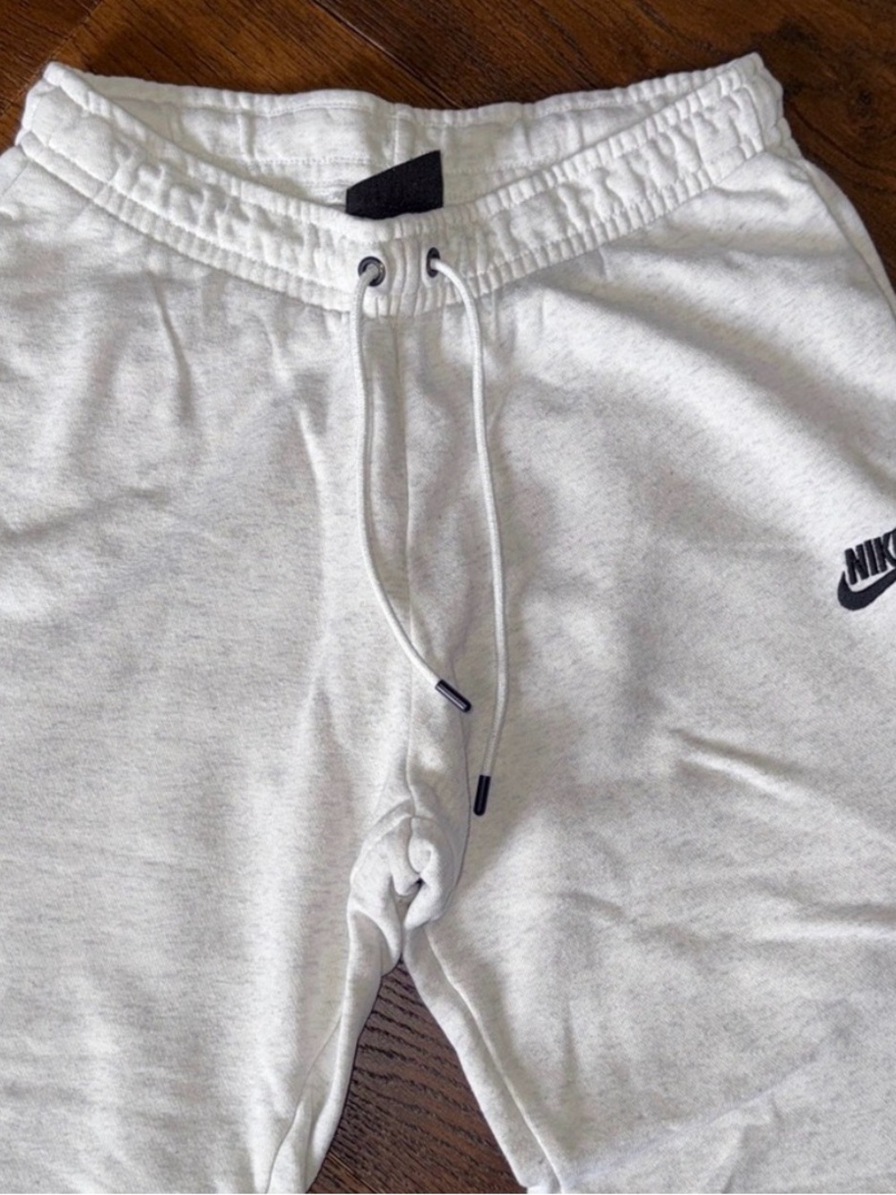 Nike women's  Light Gray sweats with Drawstring